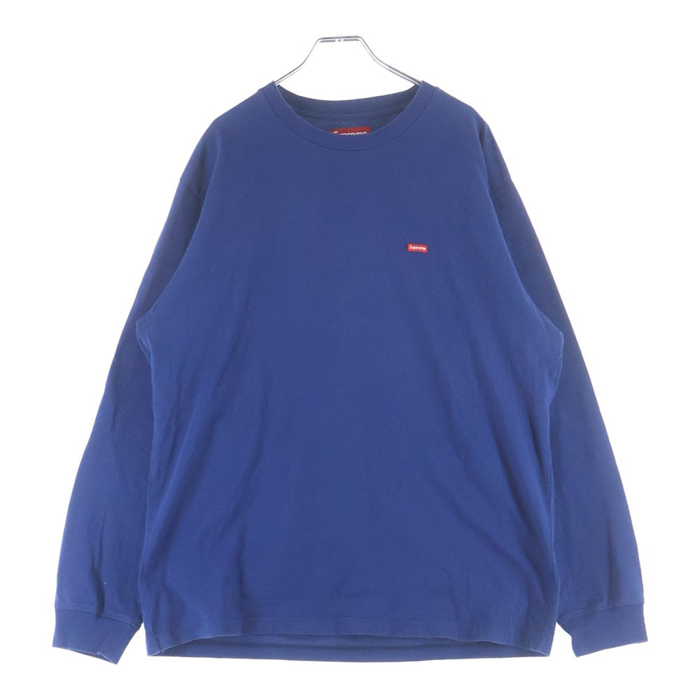 SUPREME(シュプリーム) 25SS Small Box Logo Tee スモールボックスロゴ クルーネック 長袖Tシャツ ブルー