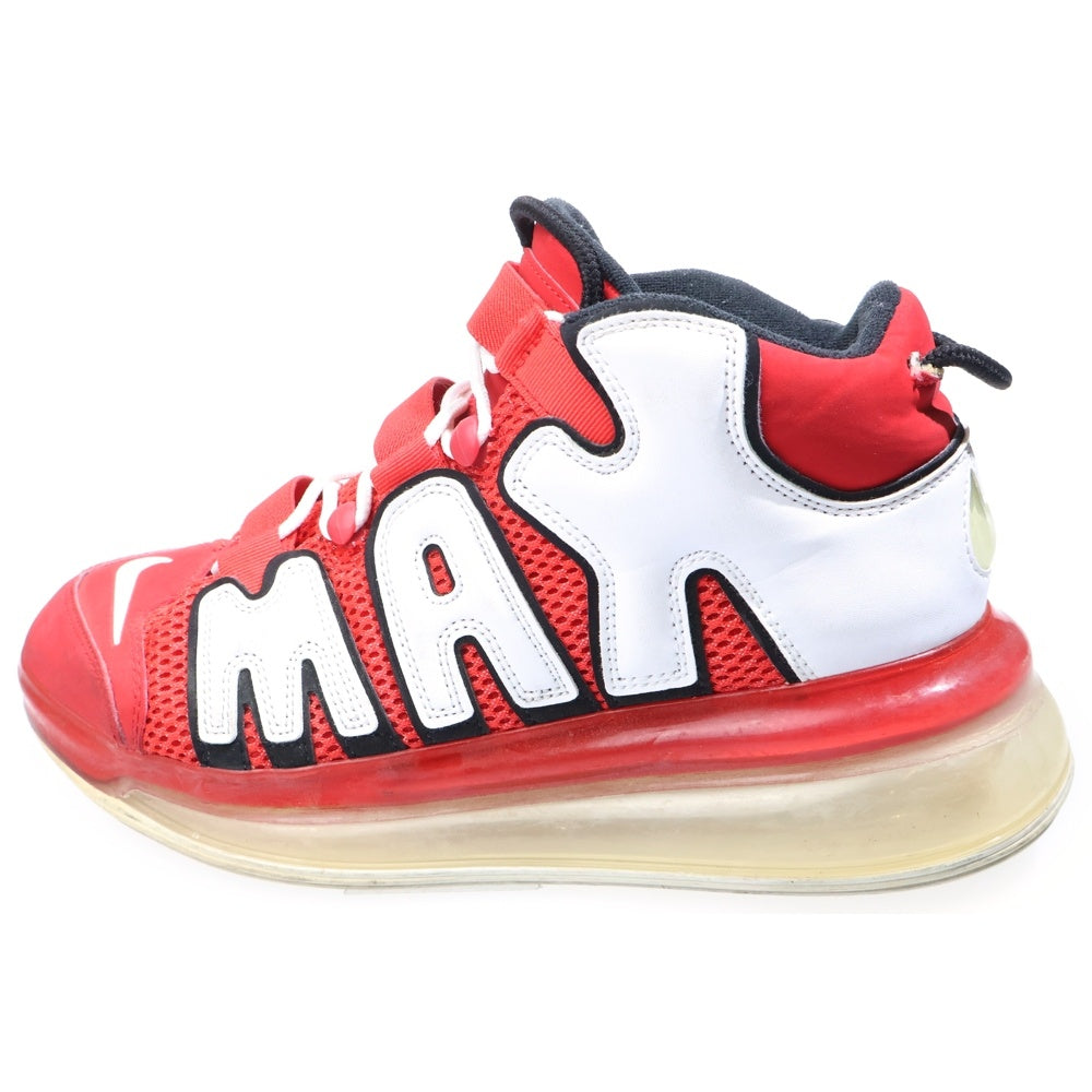 NIKE(ナイキ) AIR MORE UPTEMPO 720 UNIVERSITY RED エアモアアップテンポ720 ユニバーシティレッド ローカットスニーカー レッド US9.5/27.5cm CJ3662-600