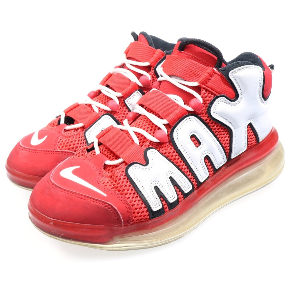 NIKE(ナイキ) AIR MORE UPTEMPO 720 UNIVERSITY RED エアモアアップテンポ720 ユニバーシティレッド ローカットスニーカー レッド US9.5/27.5cm CJ3662-600