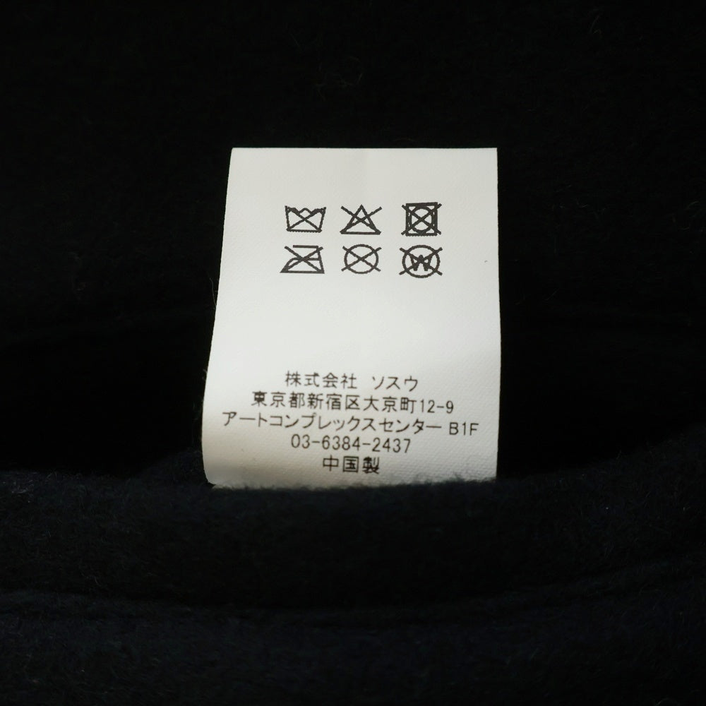 MAISON MIHARAYASUHIRO(メゾンミハラヤスヒロ) EXCLUSIVE Stadium Jacket ウール スタジアム ジャケット ブラック/ホワイト A15BL011-0