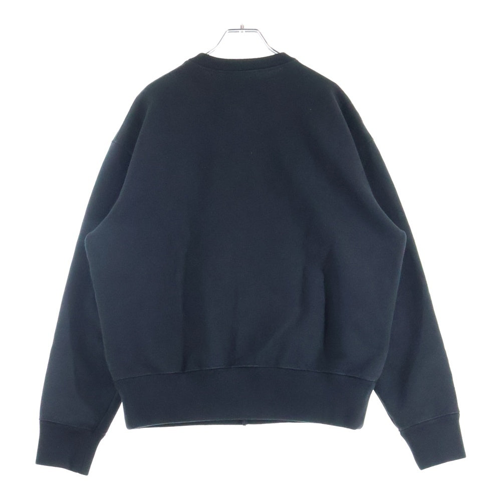 OUR LEGACY(アワーレガシー) 21AW SLASHED BASE SWEAT スラッシュドベーススウェット フロントプリント ブラック W4216BOSB