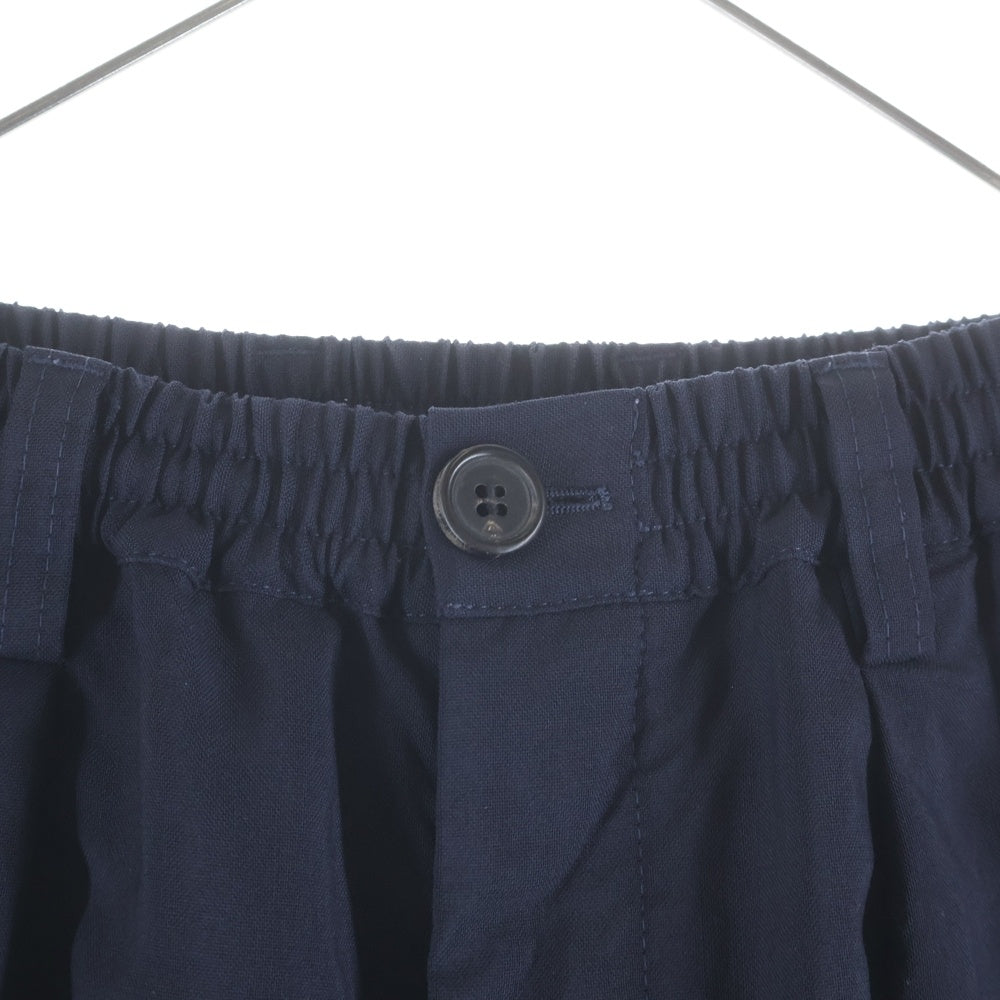 MARNI(マルニ) 25SS TROPICAL WOOL トロピカルウール シャーリング 1P テーパードパンツ ジョガーパンツ ネイビー PUMU0017U4