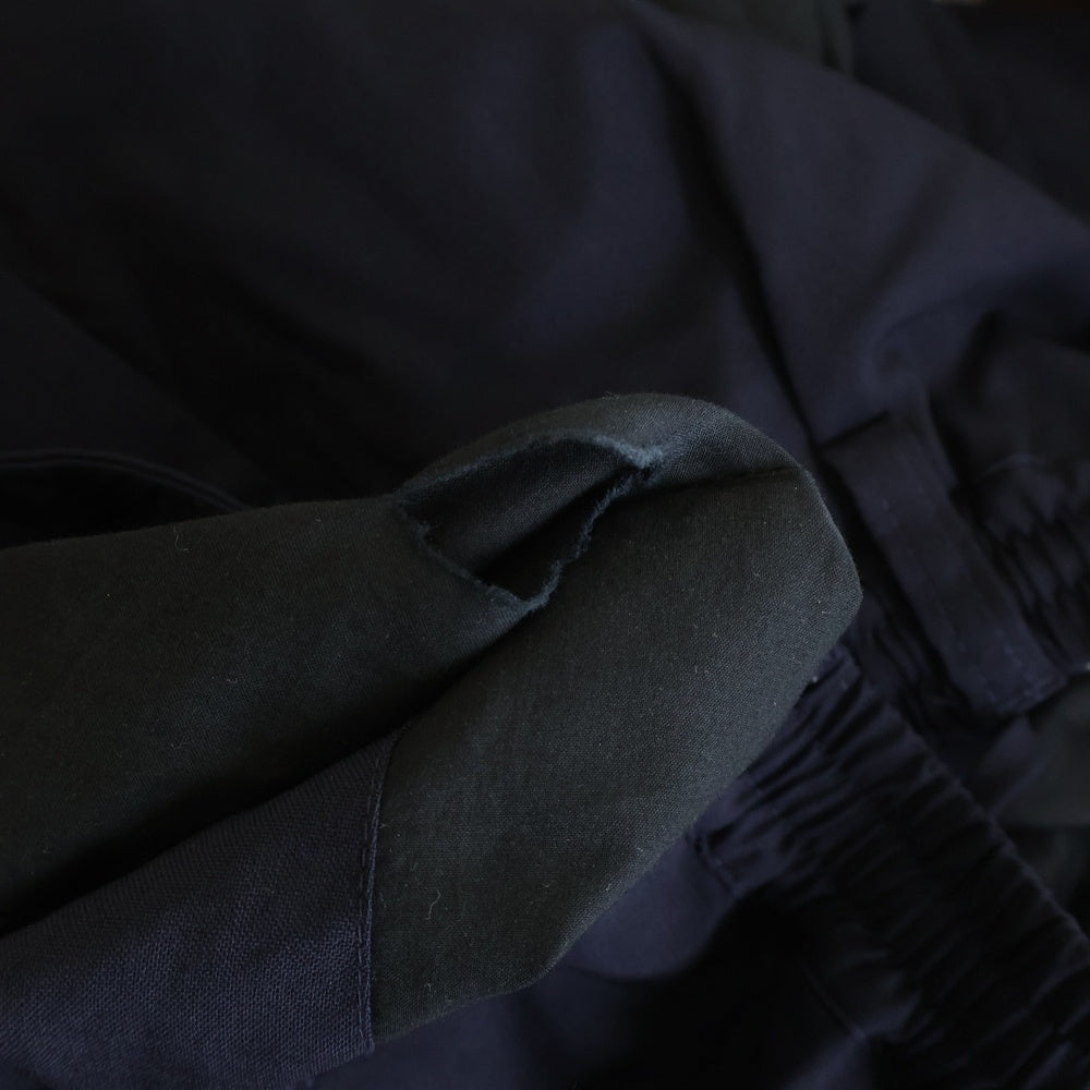 MARNI(マルニ) 25SS TROPICAL WOOL トロピカルウール シャーリング 1P テーパードパンツ ジョガーパンツ ネイビー PUMU0017U4