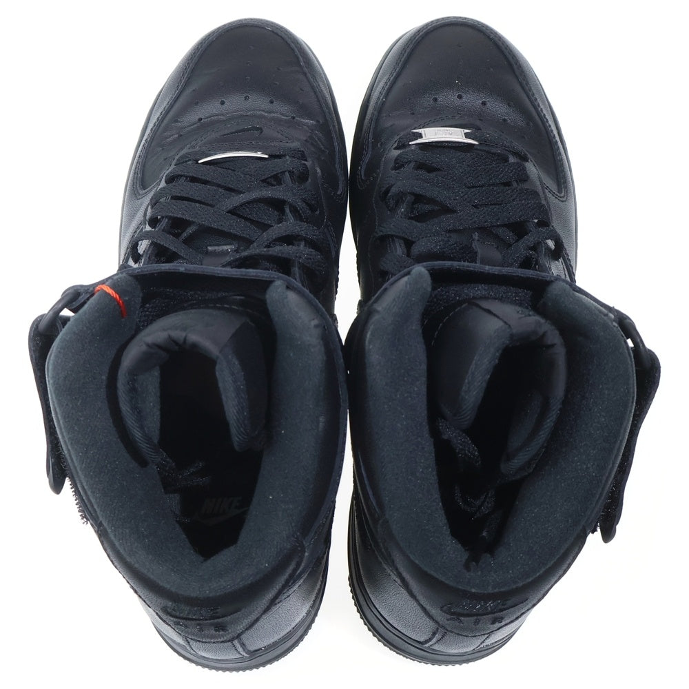 SUPREME(シュプリーム) AIR FORCE1 MID SP シュプリーム エアフォース1 ミッドカットスニーカー ブラック US9/27cm FZ8784-001