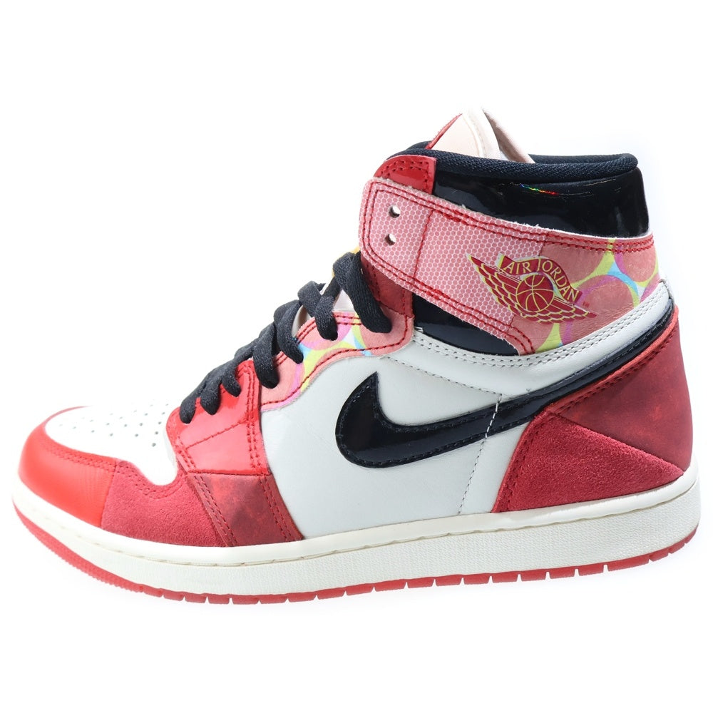 NIKE(ナイキ) AIR JORDAN 1 HIGH OG SP エアジョーダン1 レトロ ハイ OG SP スパイダーマン アクロス・ザ・スパイダーバース DV1748-601 ユニバーシティレッド US9.5/27.5cm