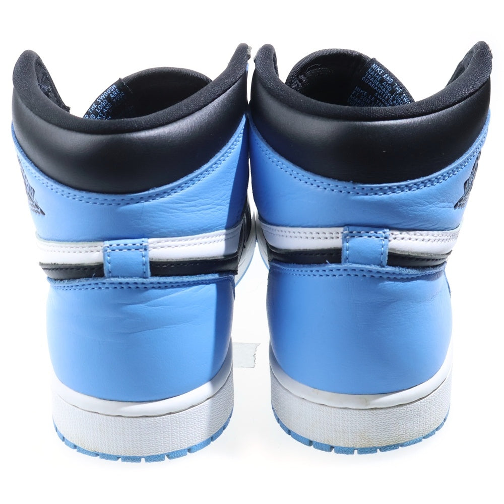 NIKE(ナイキ) AIR JORDAN 1 RETRO HIGH OG UNIVERSITY BLUE エアジョーダン1 レトロ ハイ OG スニーカー DZ5485-400 ユニバーシティブルー US9.5/27.5cm