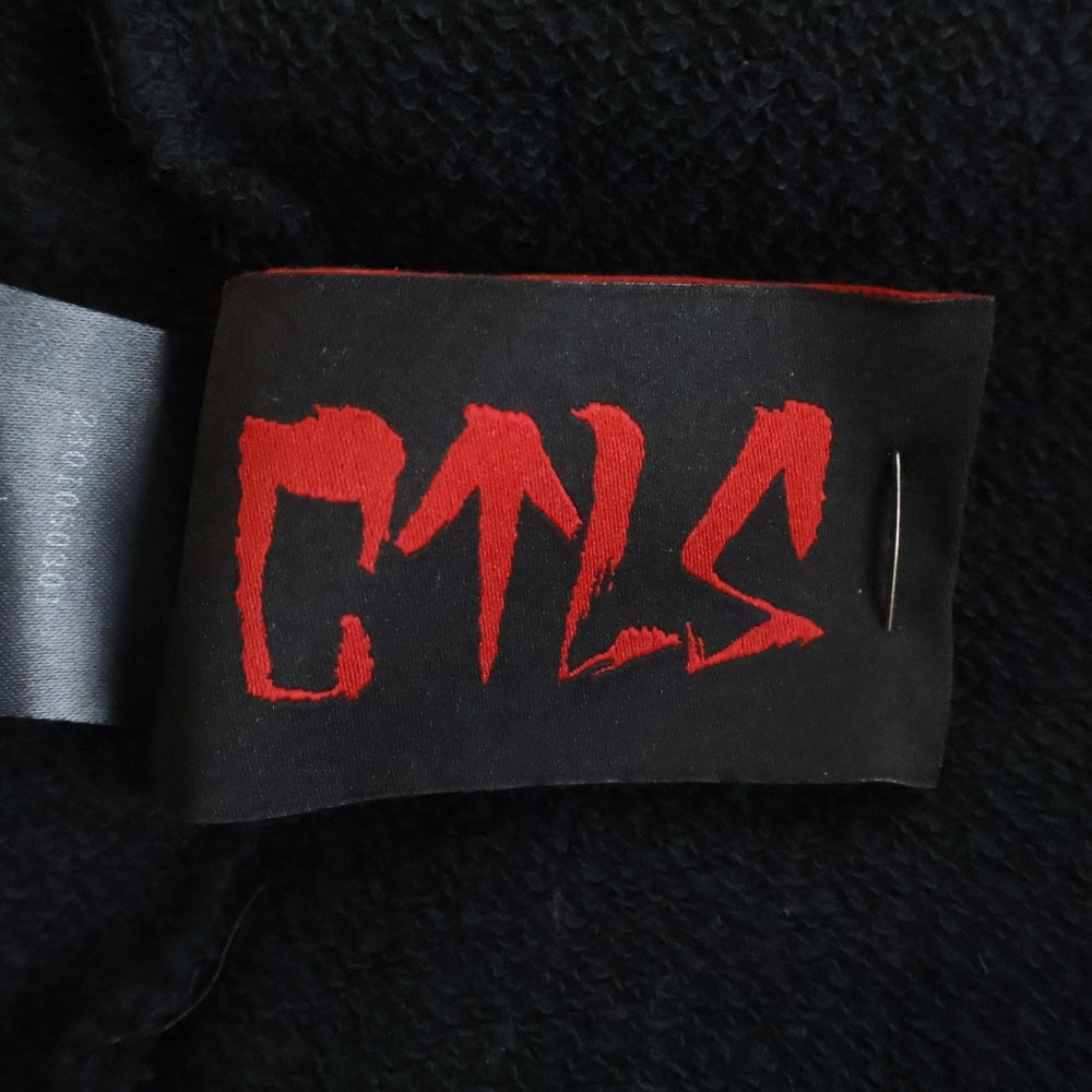 cvtvlist(カタリスト) 23SS USUAL TEE フロントロゴ刺繍 クルーネック 半袖Tシャツ ブラック 2301050301