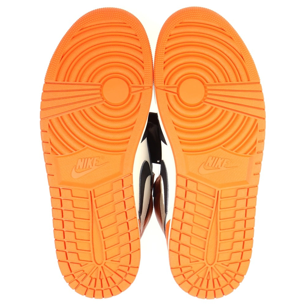 NIKE(ナイキ) AIR JORDAN 1 RETRO HIGH OG Shattered Backboard エアジョーダン1 レトロ シャッタードバックボード ハイカットスニーカー オレンジ US10.5/28.5cm DZ5485-008