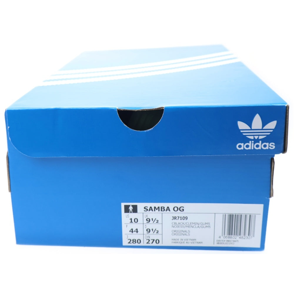 adidas(アディダス) SAMBA OG サンバ ガムソール ローカットスニーカー US10/28.0cm ブラック/ブルー JR7109