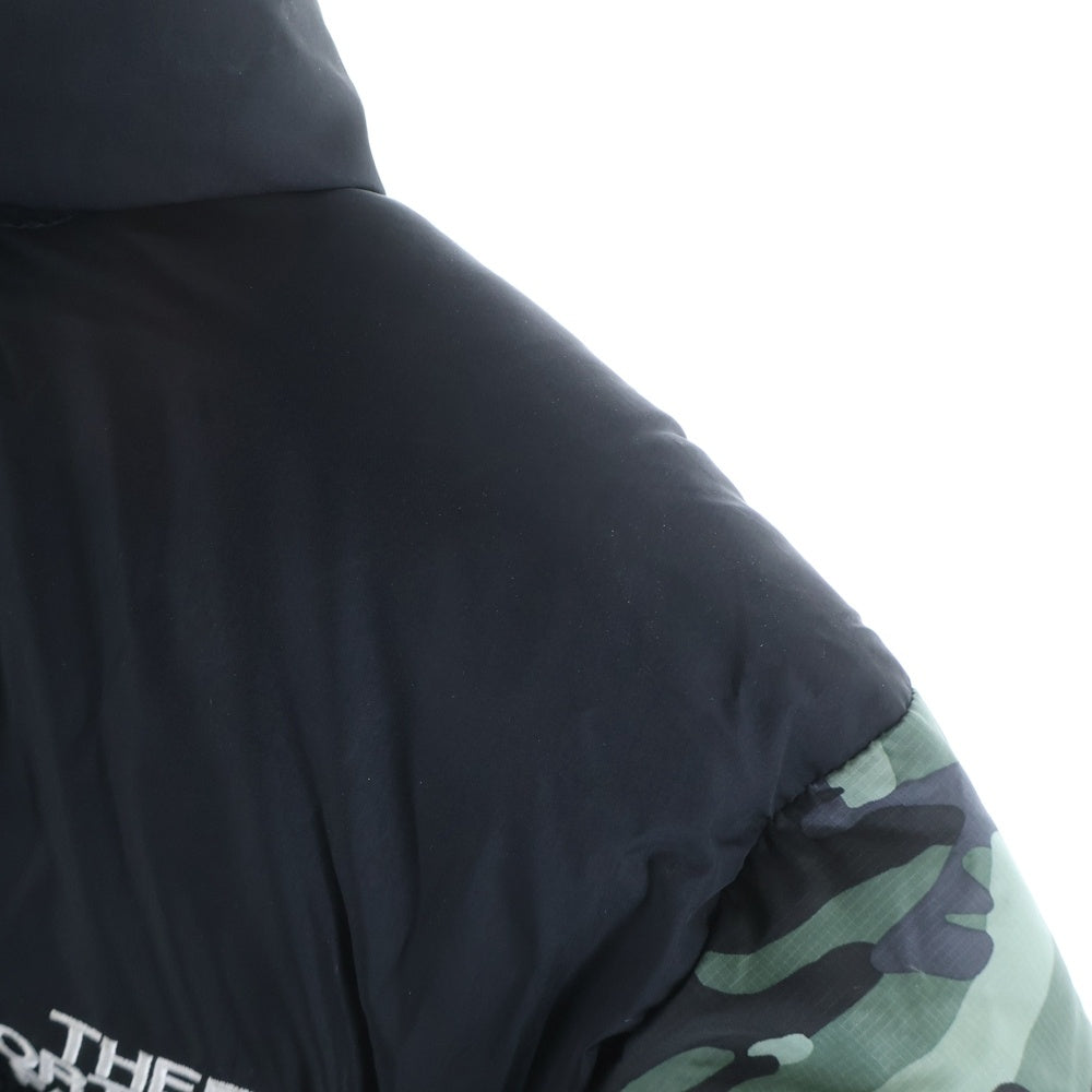 THE NORTH FACE(ザノースフェイス) NOVELTY NUPTSE JACKET ノベルティヌプシダウンジャケット カモフラ グリーン/ブラック ND91842