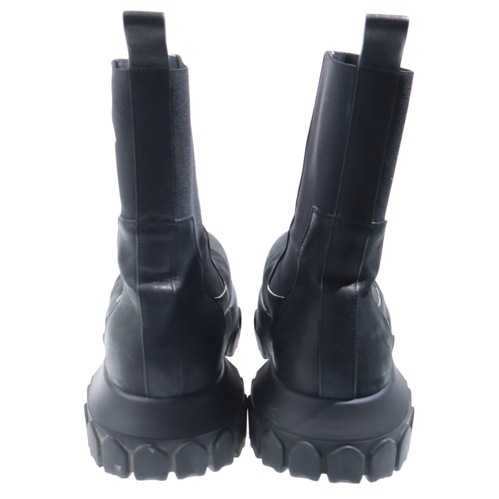 Rick Owens(リックオウエンス) BOZO TRACTOR レザー ブーツ ブラック 01E5881