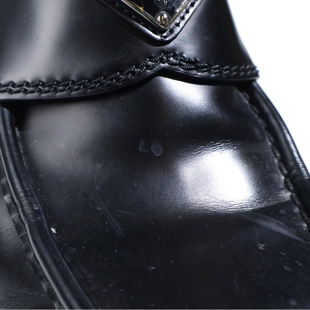 PRADA(プラダ) モノリス ショートローファーブーツ ブラック 2TE194