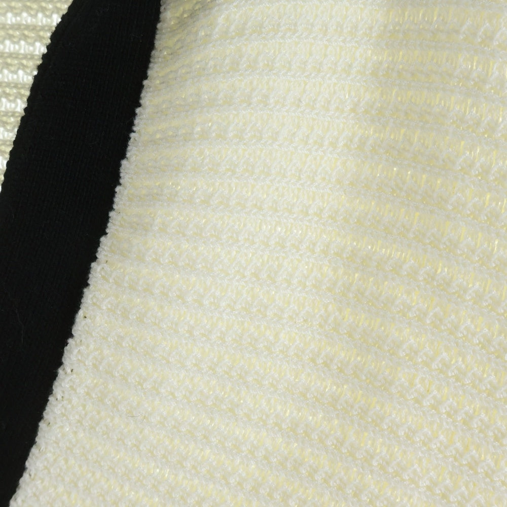 JIL SANDER(ジルサンダー) 25SS Short Sleeve Knit Polo ショート丈 ニット 半袖ポロシャツ ホワイト J22GL0113 J15434 レディース