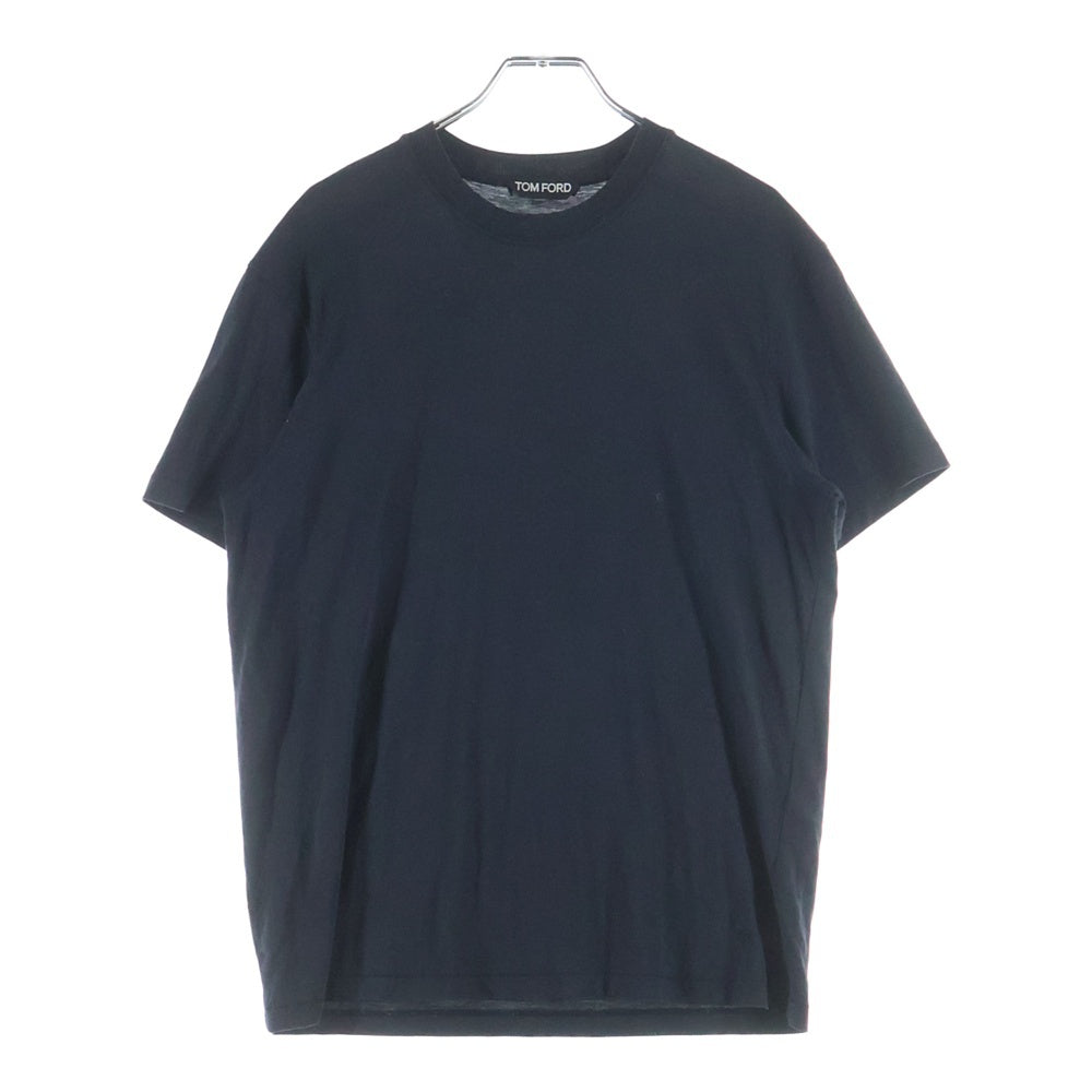 TOM FORD(トムフォード) LYOCELL COTTON CREW Tee クルーネック 半袖Tシャツ ブラック JCS004 JMT002S23