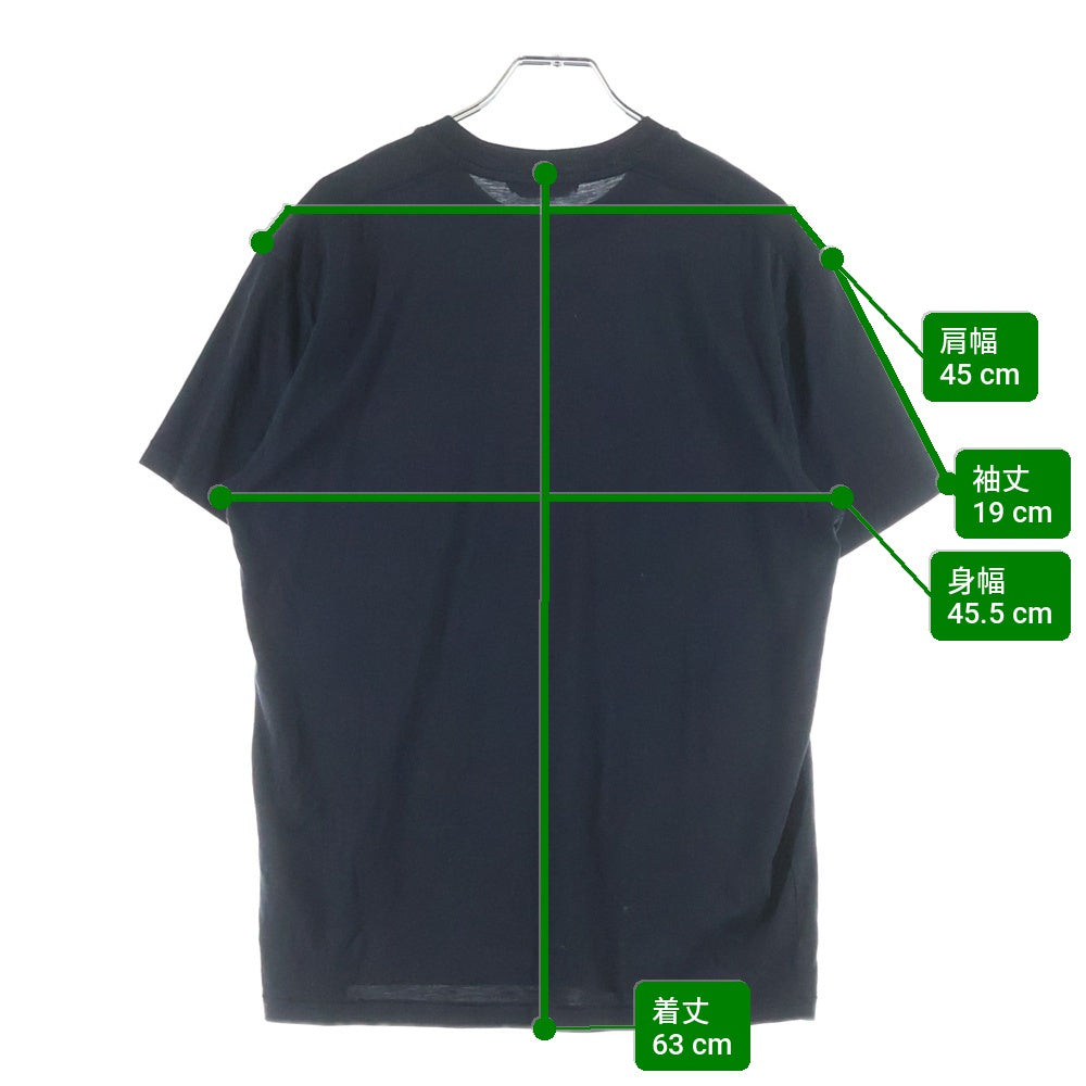 TOM FORD(トムフォード) LYOCELL COTTON CREW Tee クルーネック 半袖Tシャツ ブラック JCS004 JMT002S23