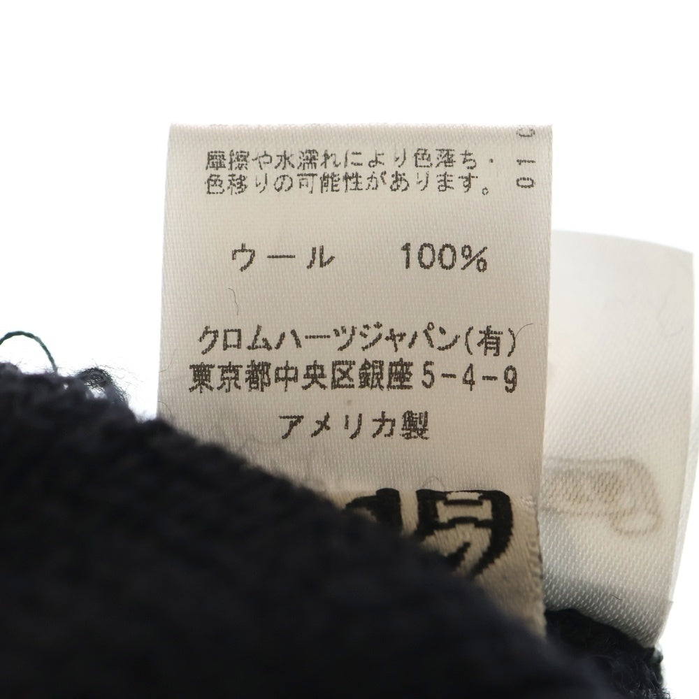 CHROME HEARTS(クロムハーツ) WOOL WATCH CAP CHプラス刺繍ウールビーニー ニットキャップ 帽子 ブラック