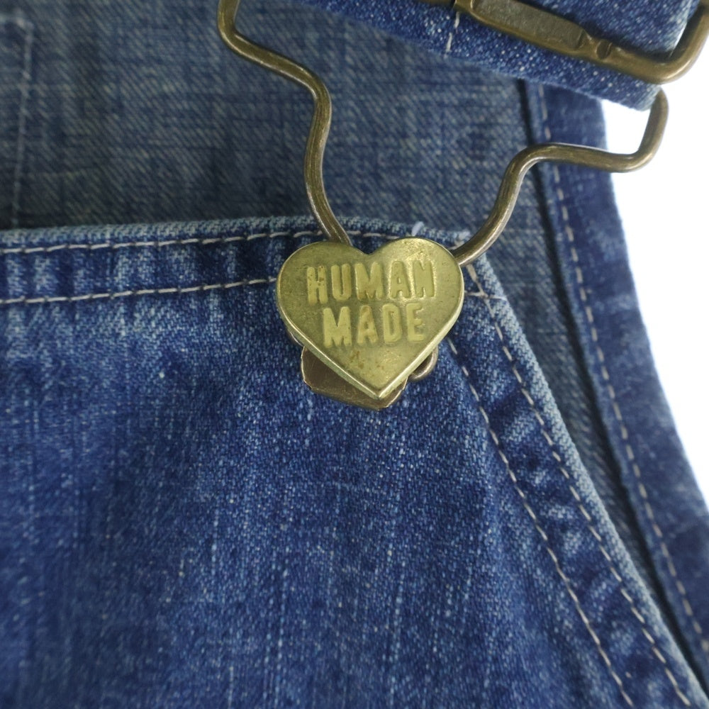 HUMAN MADE(ヒューマンメイド) DENIM OVERALLS デニム オーバーオール つなぎ インディゴ