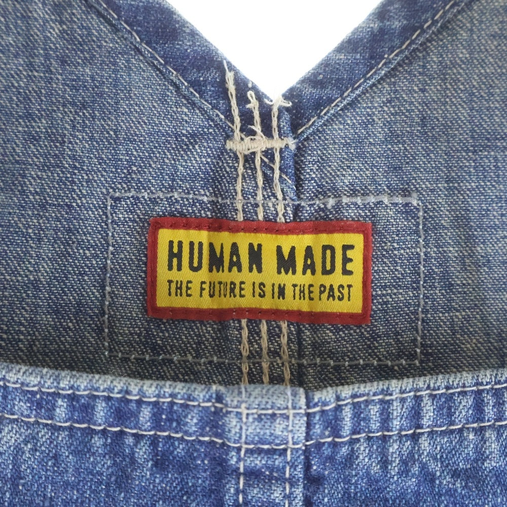 HUMAN MADE(ヒューマンメイド) DENIM OVERALLS デニム オーバーオール つなぎ インディゴ