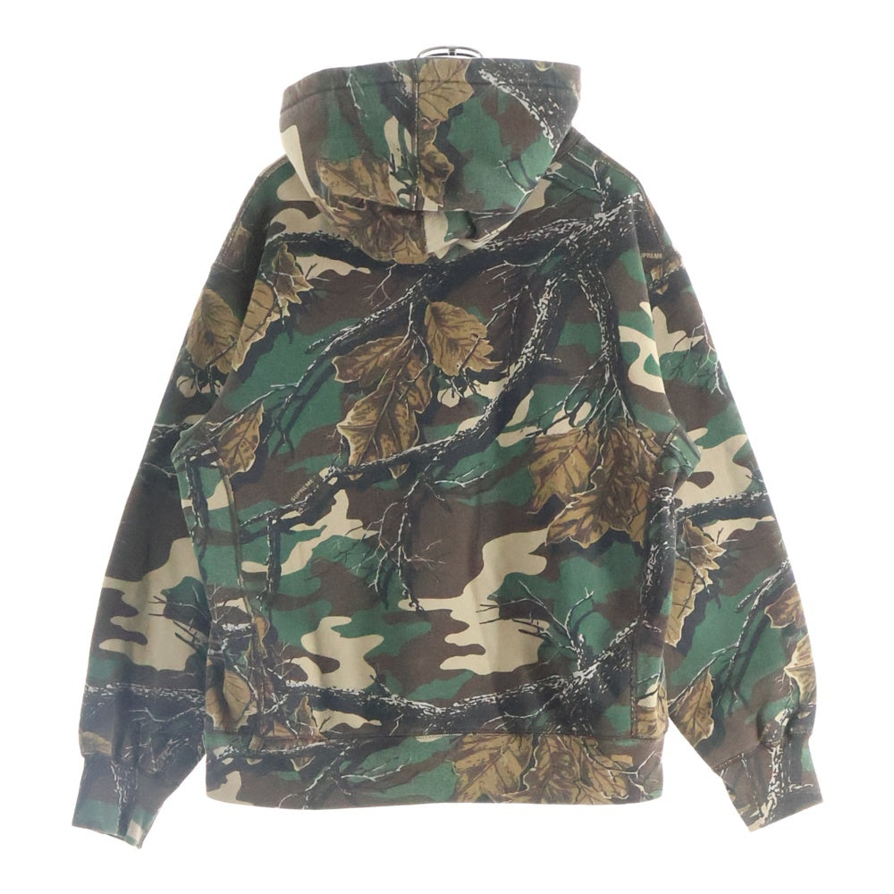 SUPREME(シュプリーム) 22AW Small Box Logo Hooded カモ柄 スモールボックスロゴ プルオーバーパーカー カーキ/ブラウン