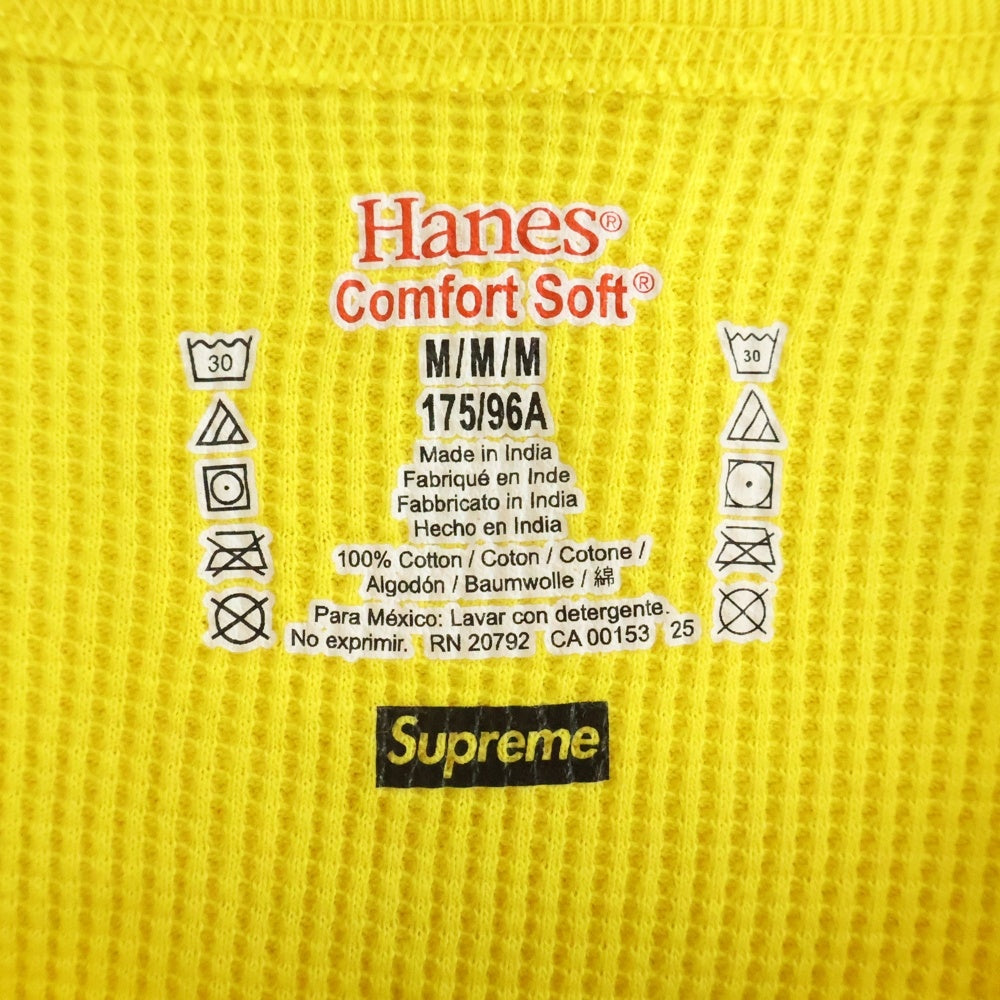 SUPREME(シュプリーム) 25AW ×Hanes Bones Thermal Crew ヘインズ