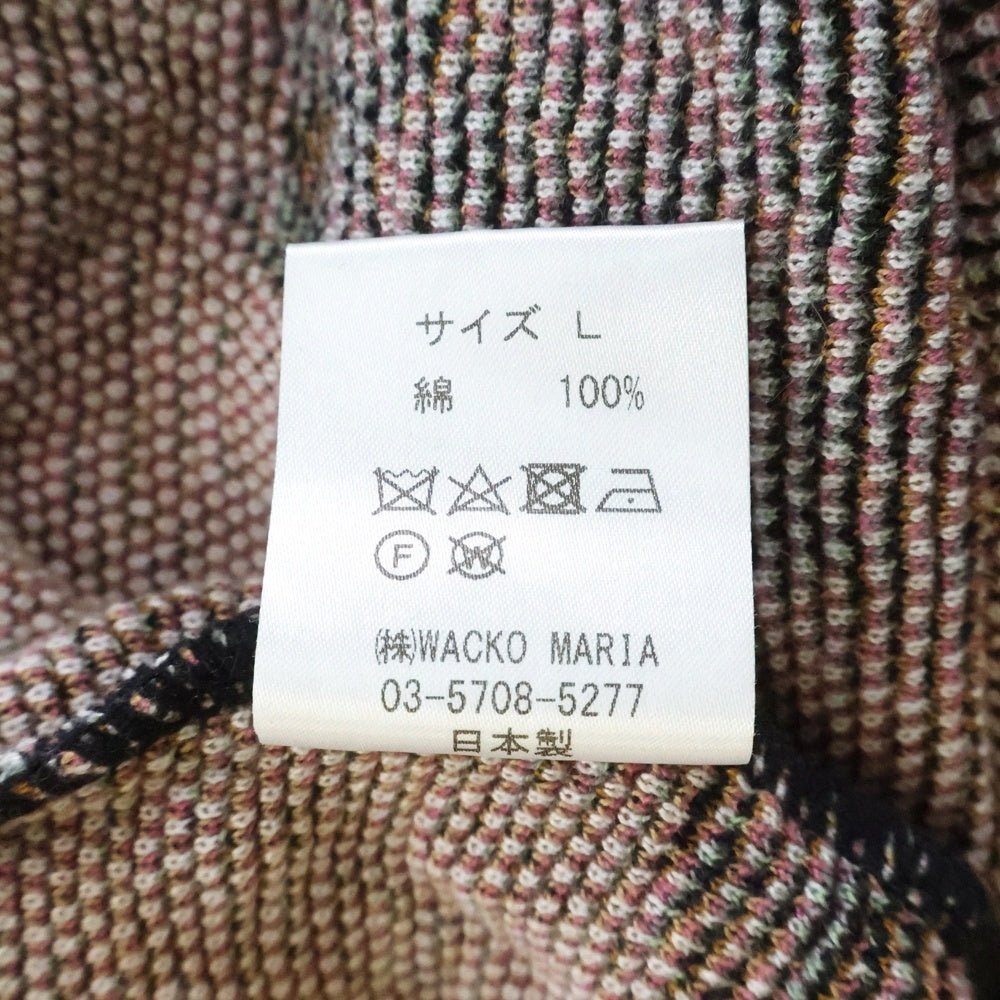 WACKO MARIA(ワコマリア) 24SS ×TIM LEHI JACQUARD SWEATER ティム
