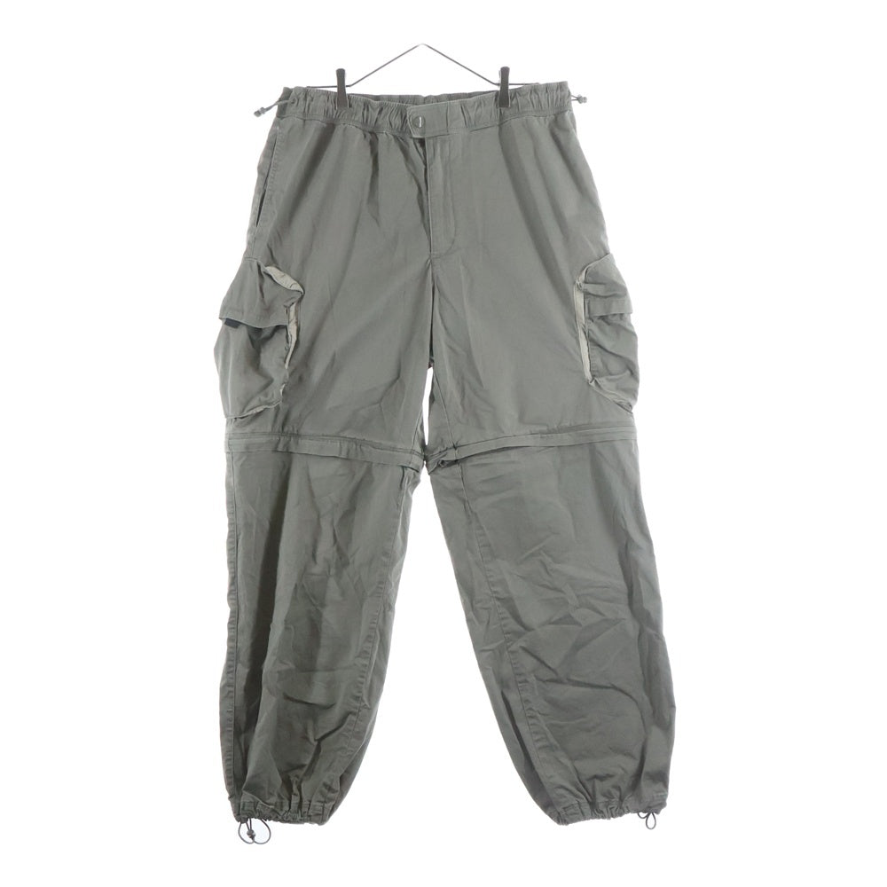 SUPREME(シュプリーム) 22SS Cargo Zip-Off Cinch Pant サイドボックスロゴ ジップオフ カーゴパンツ ハーフパンツ カーキ