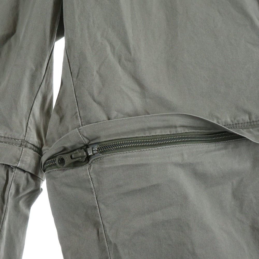 SUPREME(シュプリーム) 22SS Cargo Zip-Off Cinch Pant サイドボックスロゴ ジップオフ カーゴパンツ ハーフパンツ カーキ