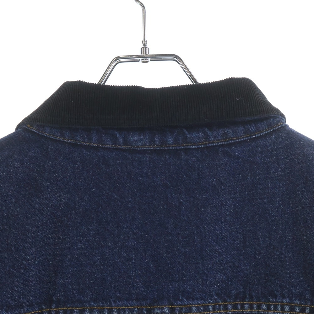 STUSSY(ステューシー) WASHED CANVAS SHOP JACKET ウォッシュドキャンバス ショップ 裏地キルティング デニムカバーオール ジャケット インディゴ