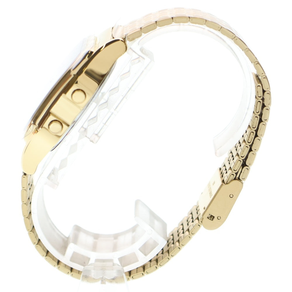 MM6 Maison Margiela(エムエムシックスメゾンマルジェラ) ×TIMEX T80 w/ Extra Bracelet Gold ×タイメックス ウィズエクストラブレスレット クォーツ腕時計 ゴールド S33YW0002
