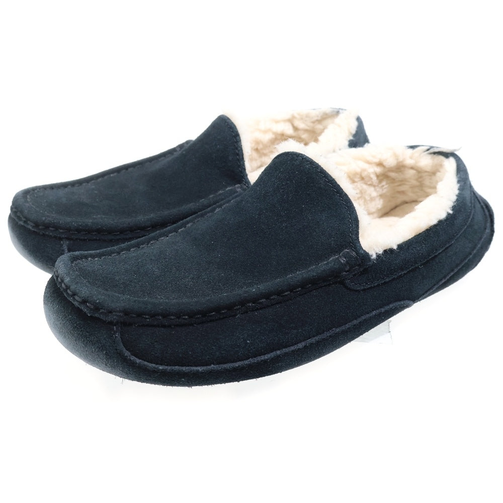 UGG(アグ) Ascot アスコット ファー付きムートンレザーローファー ブラック 1101110