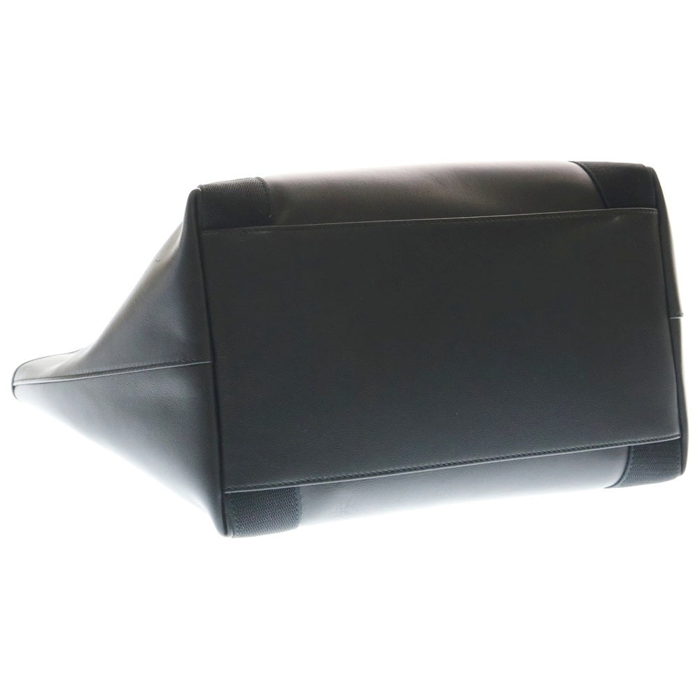 BALENCIAGA(バレンシアガ) BIARRITZ ミディアムトートバッグ ハンドバッグ フロントロゴ ブラック 810983 1000