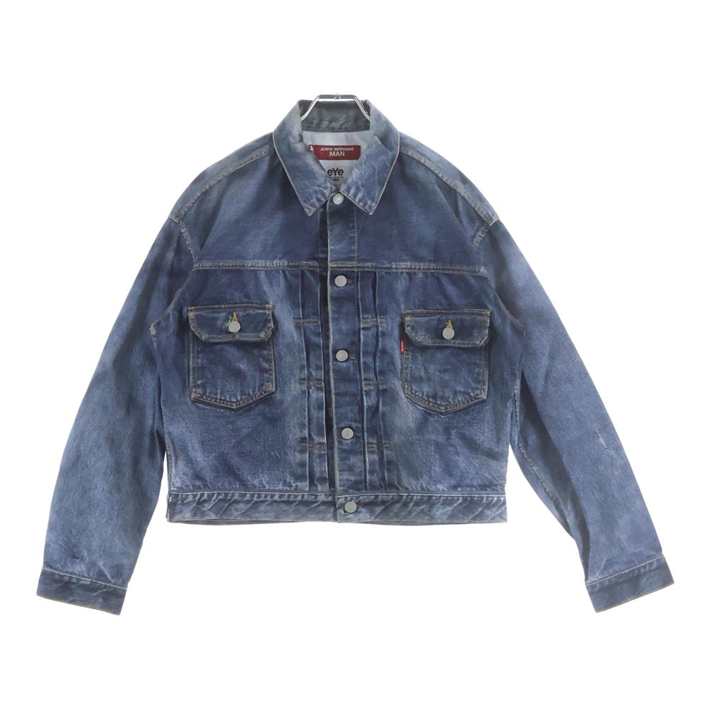 eYe COMME des GARCONS JUNYA WATANABE MAN(アイ コム デ ギャルソン ジュンヤ ワタナベ マン) ×BerBerjin ×Levi's ベルベルジン リーバイス 転写デニムジャケット 2nd インディゴ WO-J910
