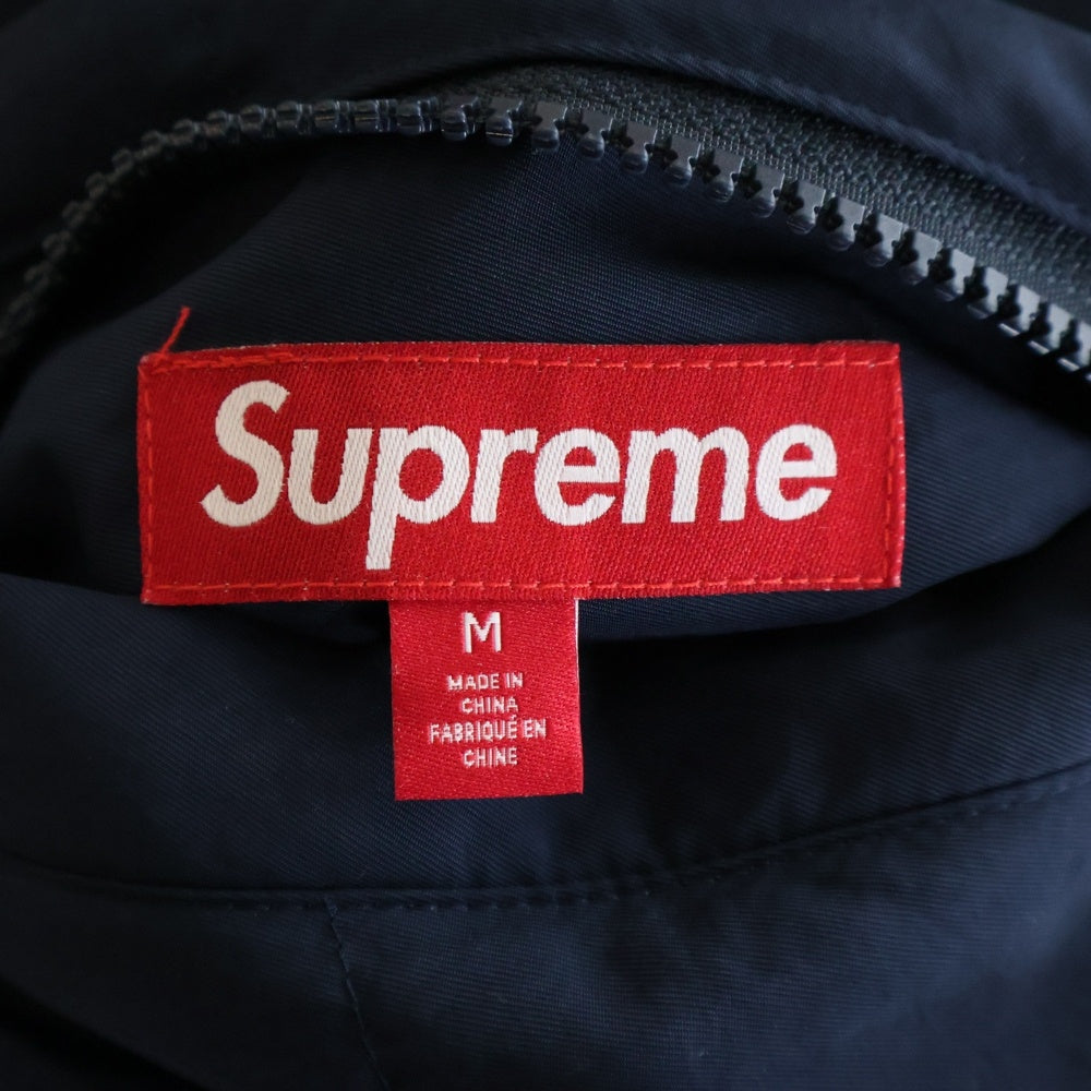 SUPREME(シュプリーム) 24AW Reversible Puffer Jacket 裏地チェック リバーシブル パファー ジャケット ブルー/グレー