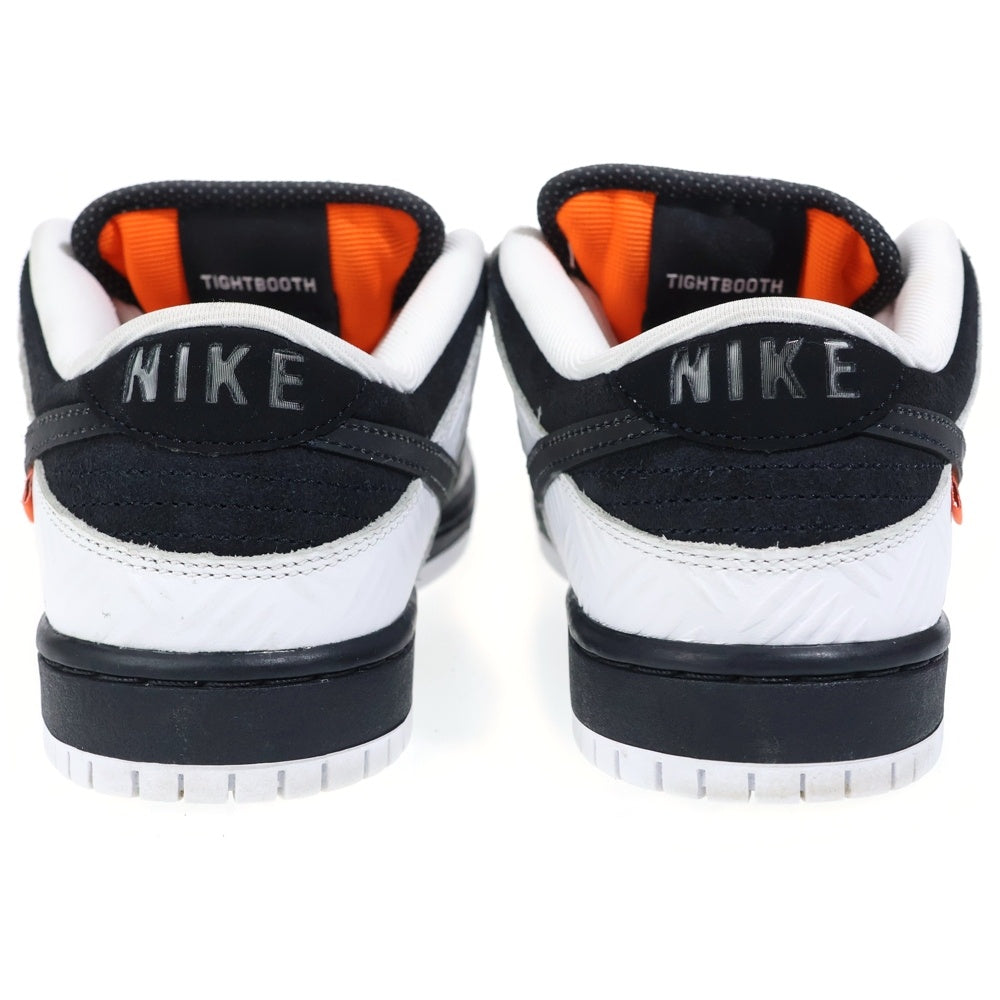 NIKE SB(ナイキエスビー) ×TIGHTBOOTH タイトブース DUNK LOW PRO ローカットスニーカー ホワイト/ブラック FD2629-100 US6.5/24.5cm レディース