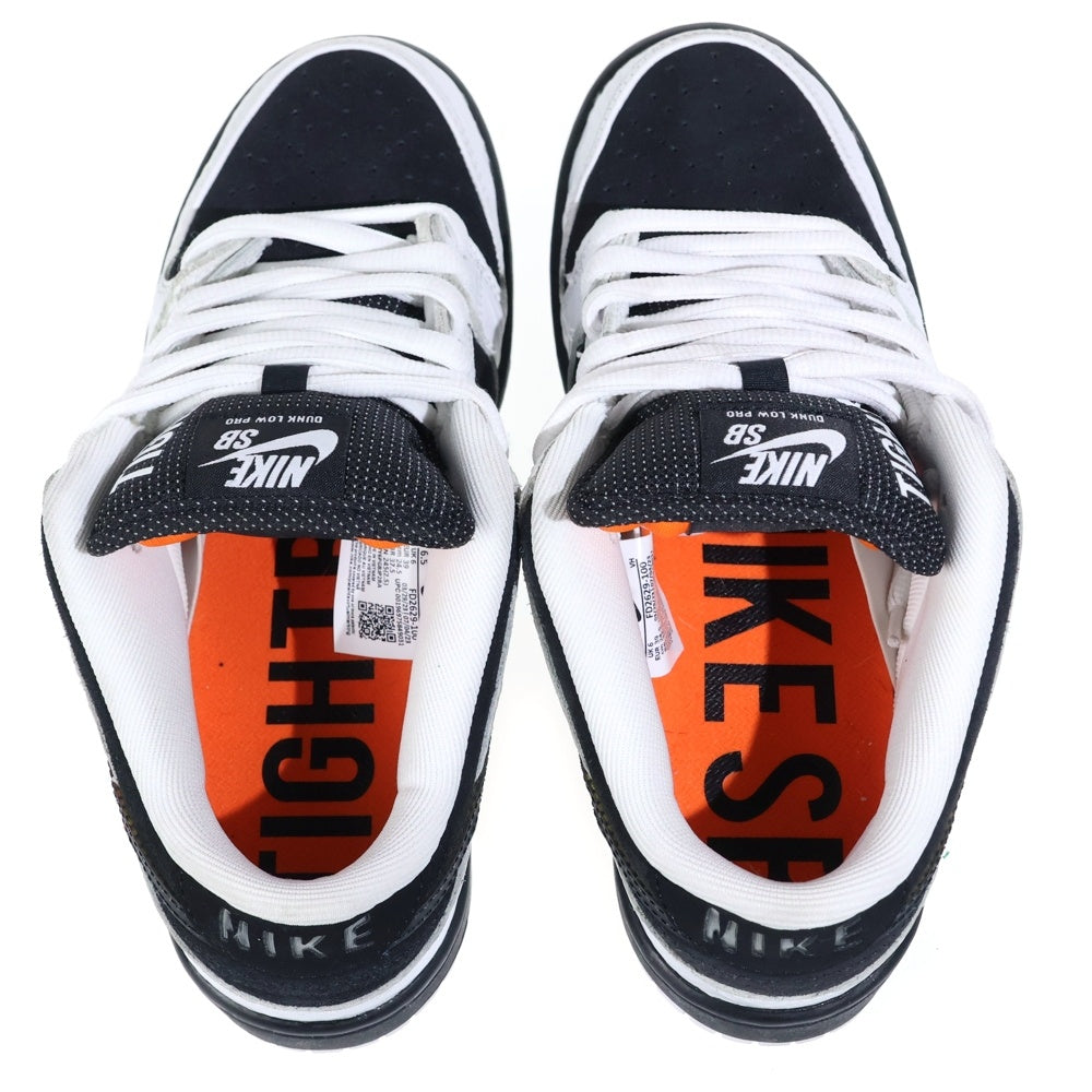 NIKE SB(ナイキエスビー) ×TIGHTBOOTH タイトブース DUNK LOW PRO ローカットスニーカー ホワイト/ブラック FD2629-100 US6.5/24.5cm レディース