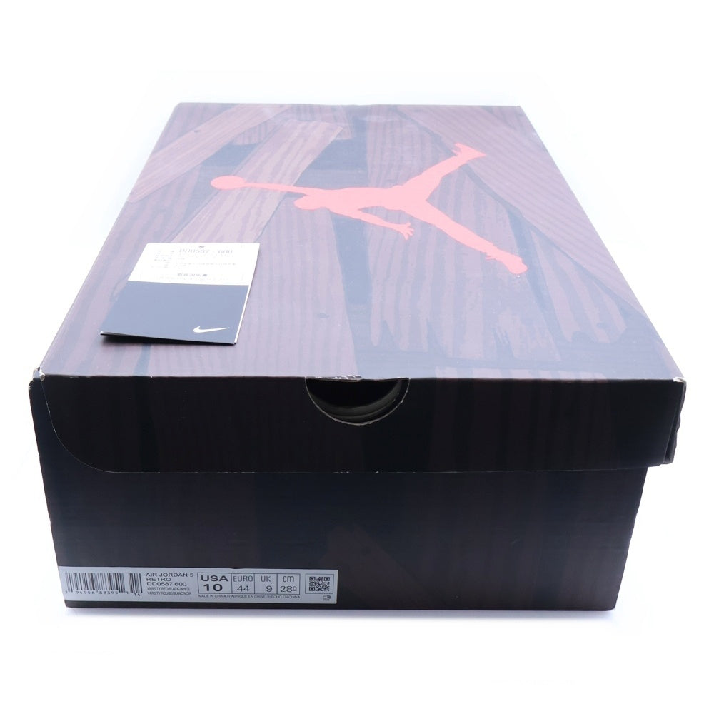 NIKE(ナイキ) AIR JORDAN 5 RETRO TORO BRAVO DD0587-600 エアジョーダン5 トロブラボ ハイカットスニーカー レッド US10/28cm