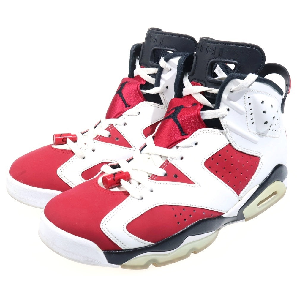 NIKE(ナイキ) AIR JORDAN 6 RETRO Carmine CT8529-106 エアジョーダン6 レトロカーマイン ハイカットスニーカー レッド/ホワイト