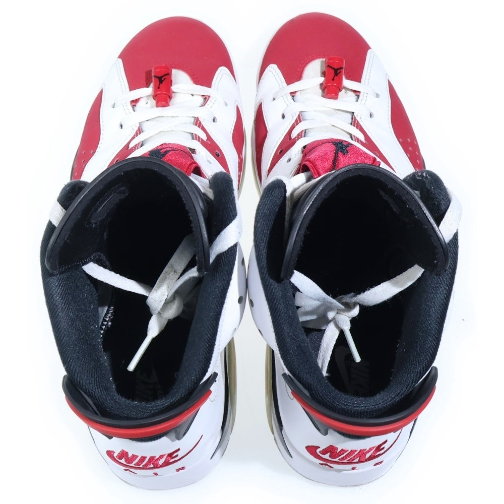NIKE(ナイキ) AIR JORDAN 6 RETRO Carmine CT8529-106 エアジョーダン6 レトロカーマイン ハイカットスニーカー レッド/ホワイト