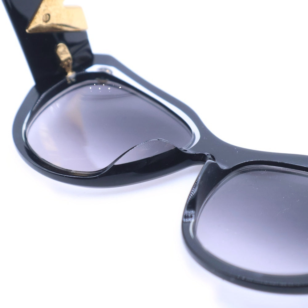 LOUIS VUITTON(ルイヴィトン) My Fair Lady Studs Sunglasses サイドV ウェリントン サングラス レディース ブラック/ゴールド Z1146E