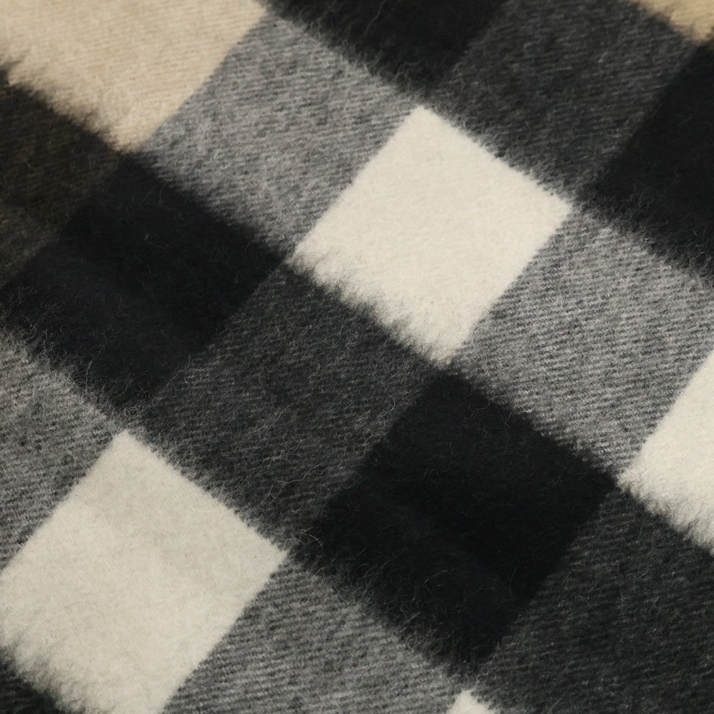 BURBERRY(バーバリー) チェック柄 カシミヤ マフラー ストール ベージュ 8077890/73L