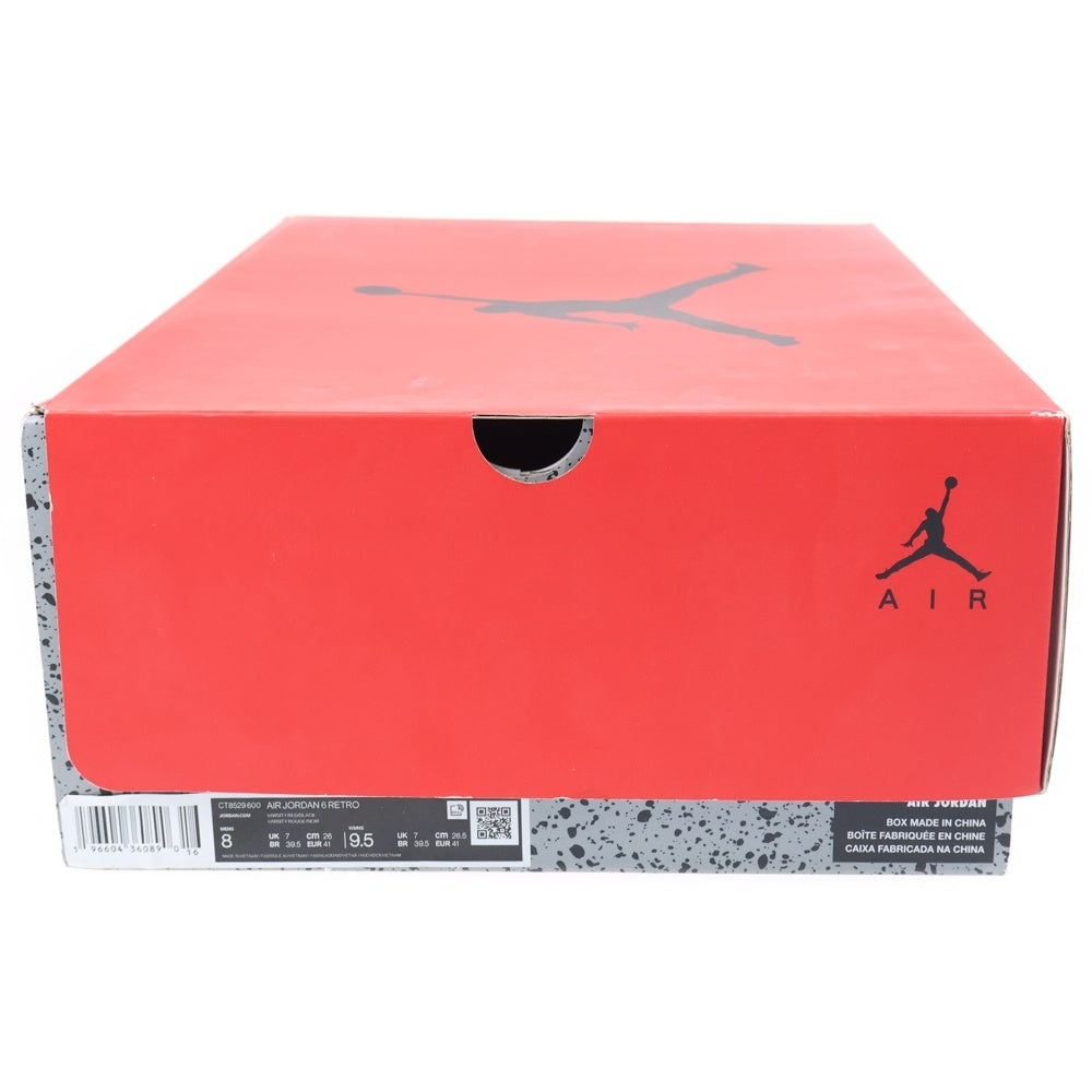 NIKE(ナイキ) AIR JORDAN 6 RETRO TORO BRAVO エアジョーダン6レトロ トロブラボー ハイカットスニーカー レッド/ブラック CT8529-600 US8/26.0cm