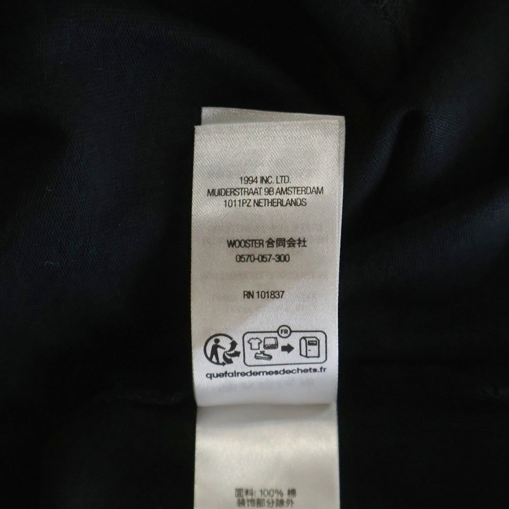 SUPREME(シュプリーム) 24SS Contact S/S Top コンタクトS/Sトップ ロゴ刺繍半袖Tシャツ クルーネックカットソー ブラック