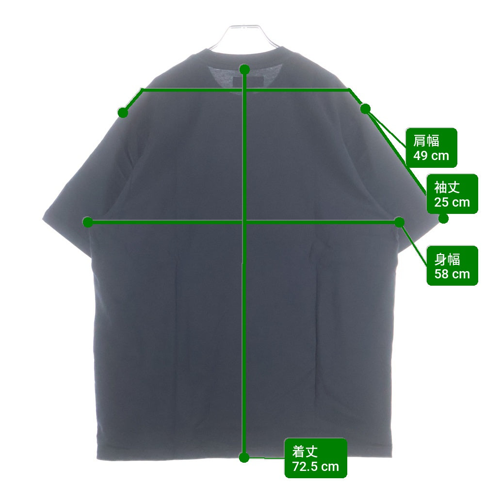 SUPREME(シュプリーム) 24SS Contact S/S Top コンタクトS/Sトップ ロゴ刺繍半袖Tシャツ クルーネックカットソー ブラック