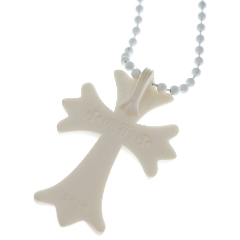 CHROME HEARTS(クロムハーツ) RUBBER CH CRS SML スモールCHクロス ラバーネックレス シリコン ホワイト BCA306