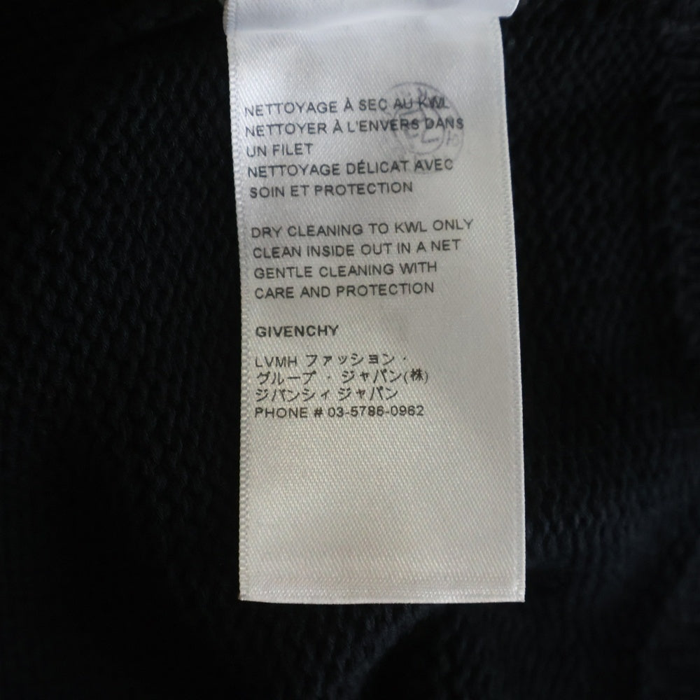 GIVENCHY(ジバンシィ) 22SS フロントロゴ 4Gロゴ ロングスリーブ 長袖ニット コットンセーター ブラック BM90G9401M