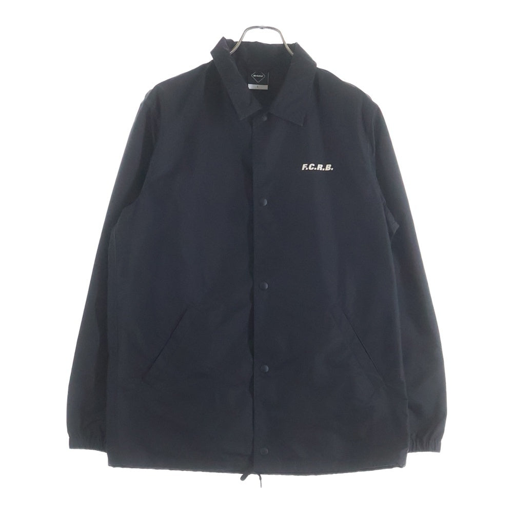 F.C.R.B./F.C.Real Bristol/FCRB(エフシーアールビー/エフシーレアルブリストル) 18AW ロゴプリントコーチジャケット ブラック FCRB-189066