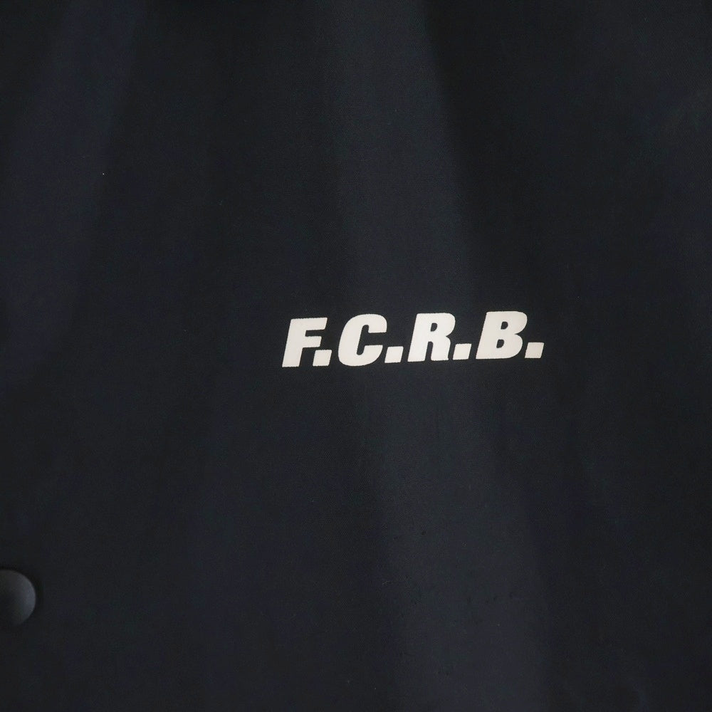 F.C.R.B./F.C.Real Bristol/FCRB(エフシーアールビー/エフシーレアルブリストル) 18AW ロゴプリントコーチジャケット ブラック FCRB-189066