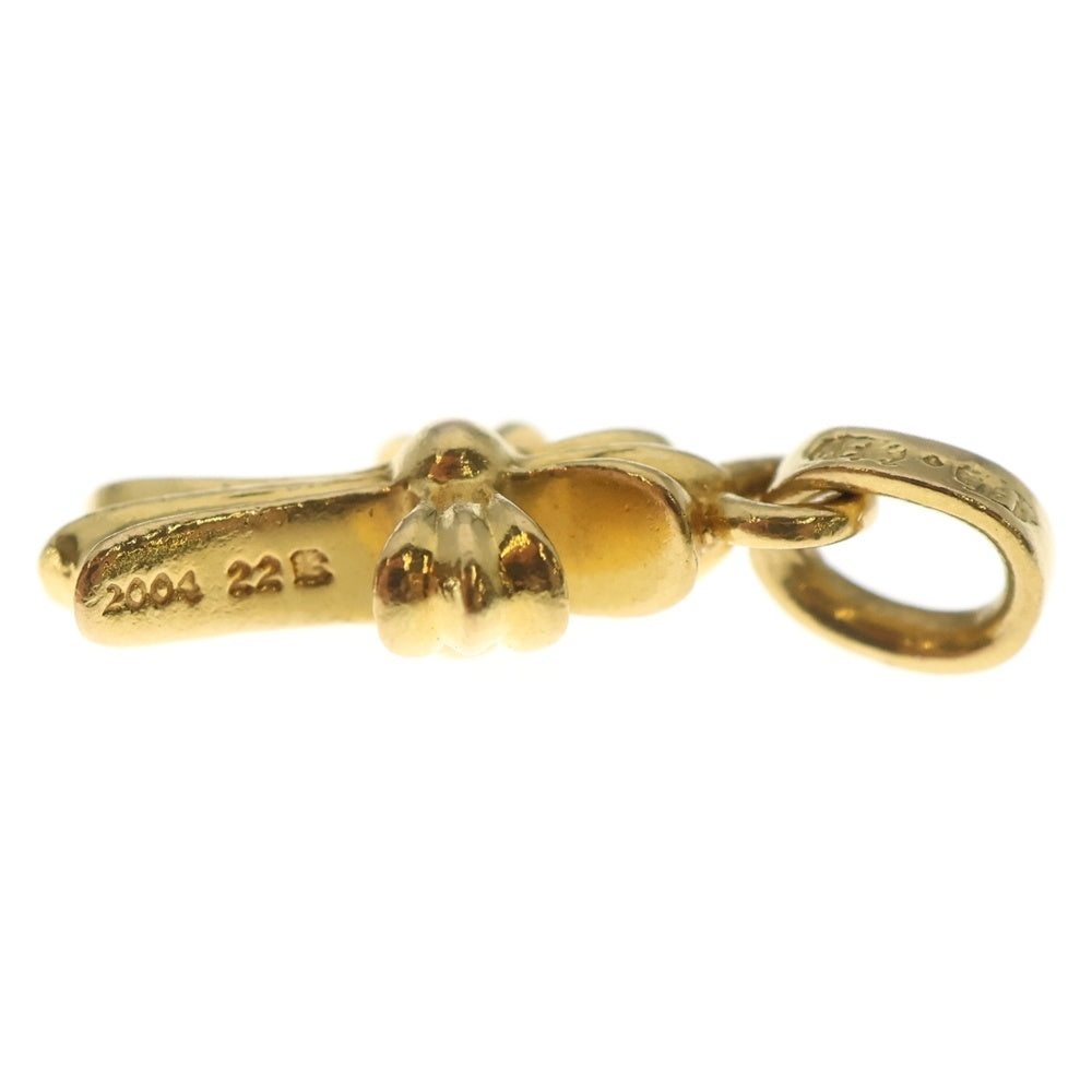CHROME HEARTS(クロムハーツ) 22K CRS BBYFAT ベイビーファットクロス ペンダントトップ ゴールドBCA037