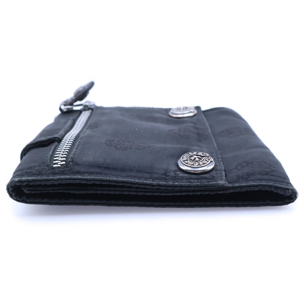 CHROME HEARTS(クロムハーツ) 3 FOLD LARGE NYLON WALLET 3フォールド ナイロンウォレット 財布 ブラック