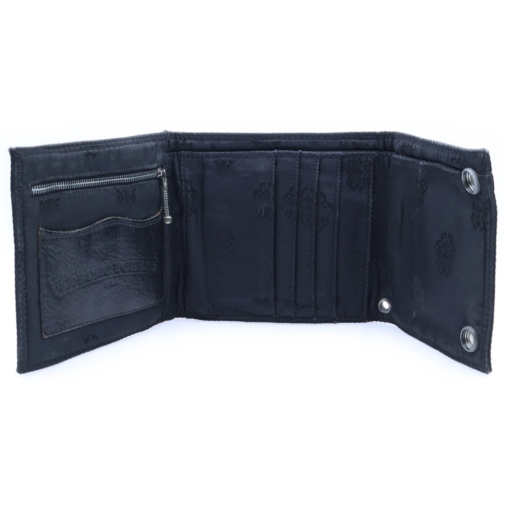 CHROME HEARTS(クロムハーツ) 3 FOLD LARGE NYLON WALLET 3フォールド ナイロンウォレット 財布 ブラック